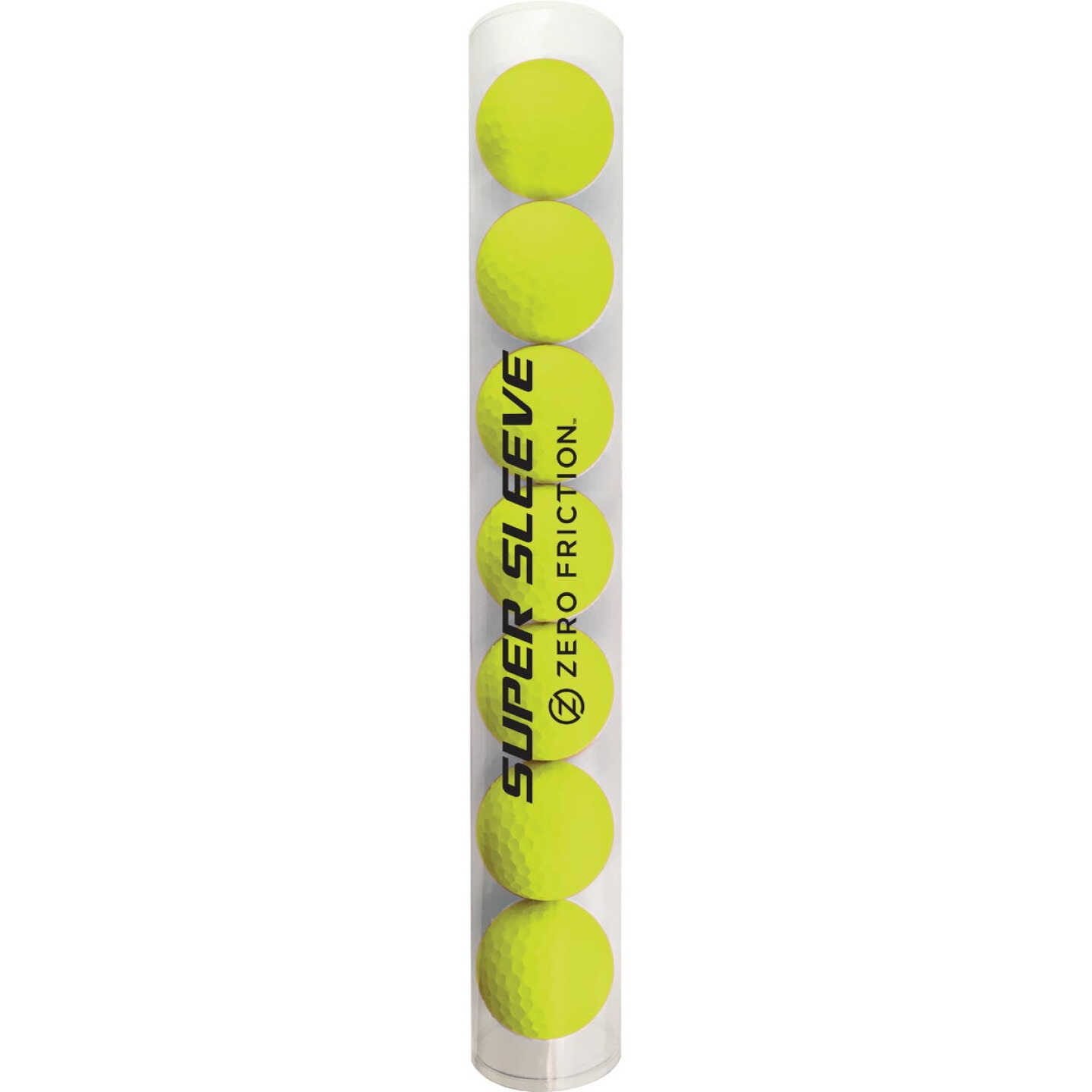 Zero Friction Yellow Golf Balls (7-Pack) Image 1