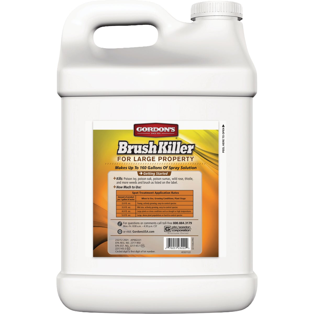 Gordon's 2.5 Gal. Concentrate Brush Killer for Large Property Image 3