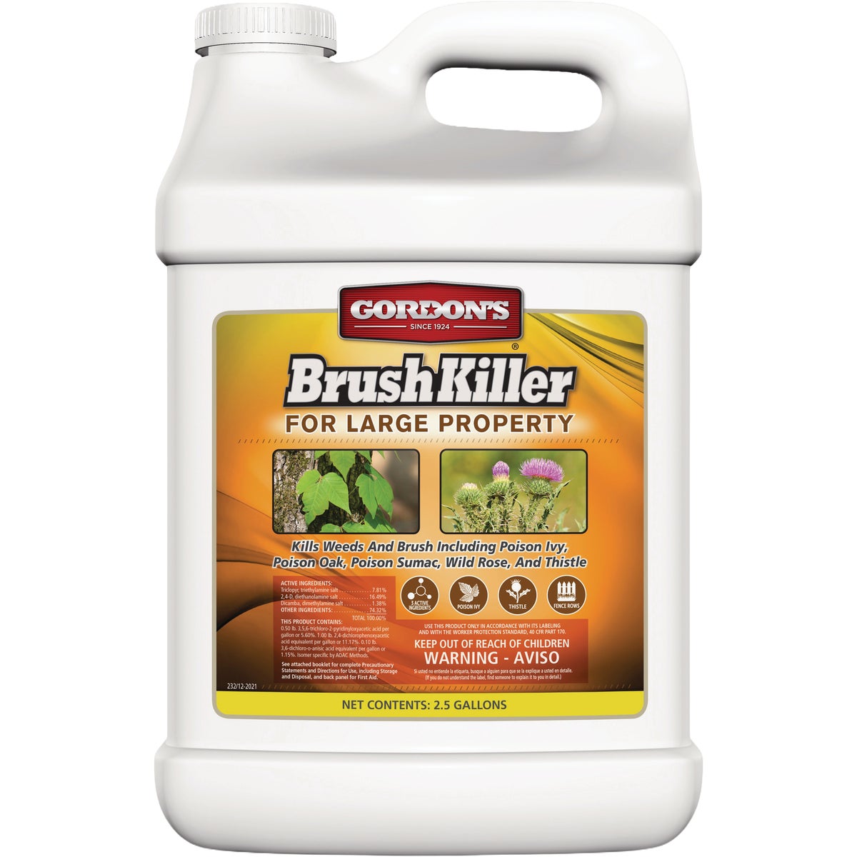 Gordon's 2.5 Gal. Concentrate Brush Killer for Large Property