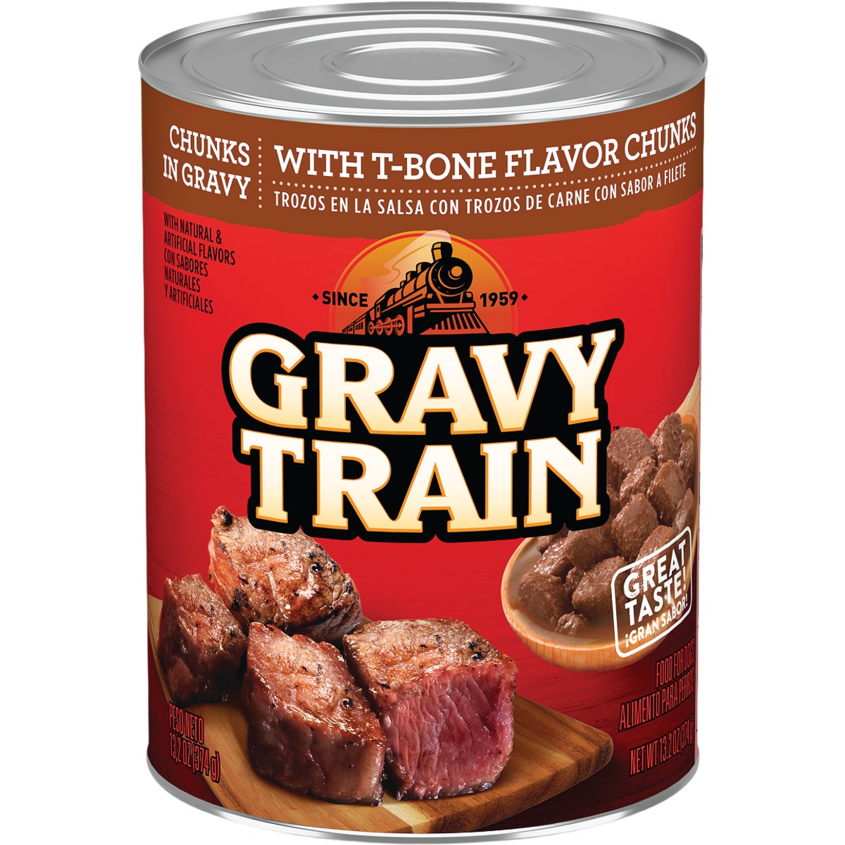 Gravy Train 13.2 Oz. Ground T-Bone Wet Dog Food