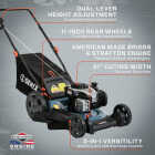 Senix 21 In. 140cc 4-Cycle 3-In-1 Push Gas Lawn Mower Image 2