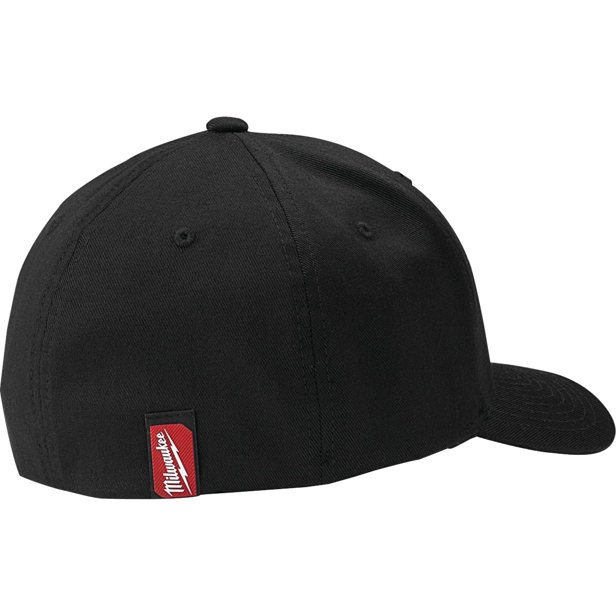 Milwaukee FlexFit Black Fitted Hat, S/M Image 2
