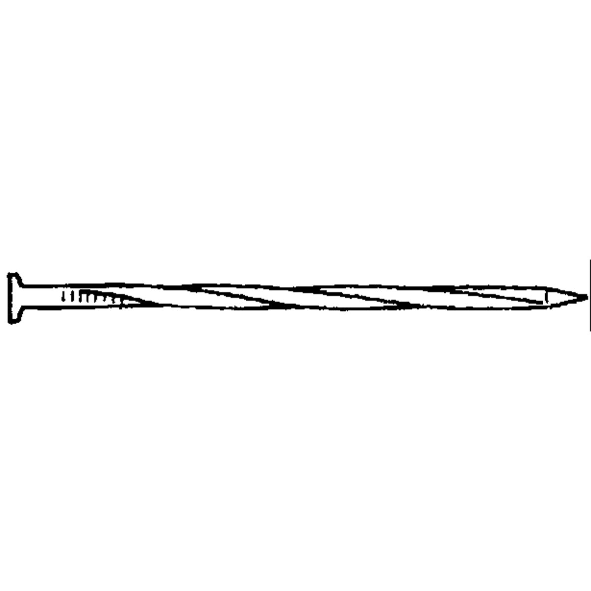 Do it 8 In. 5/16 Dia. Hot Galvanized Spiral Landscape Spikes (12-Count, 2 Lb.)