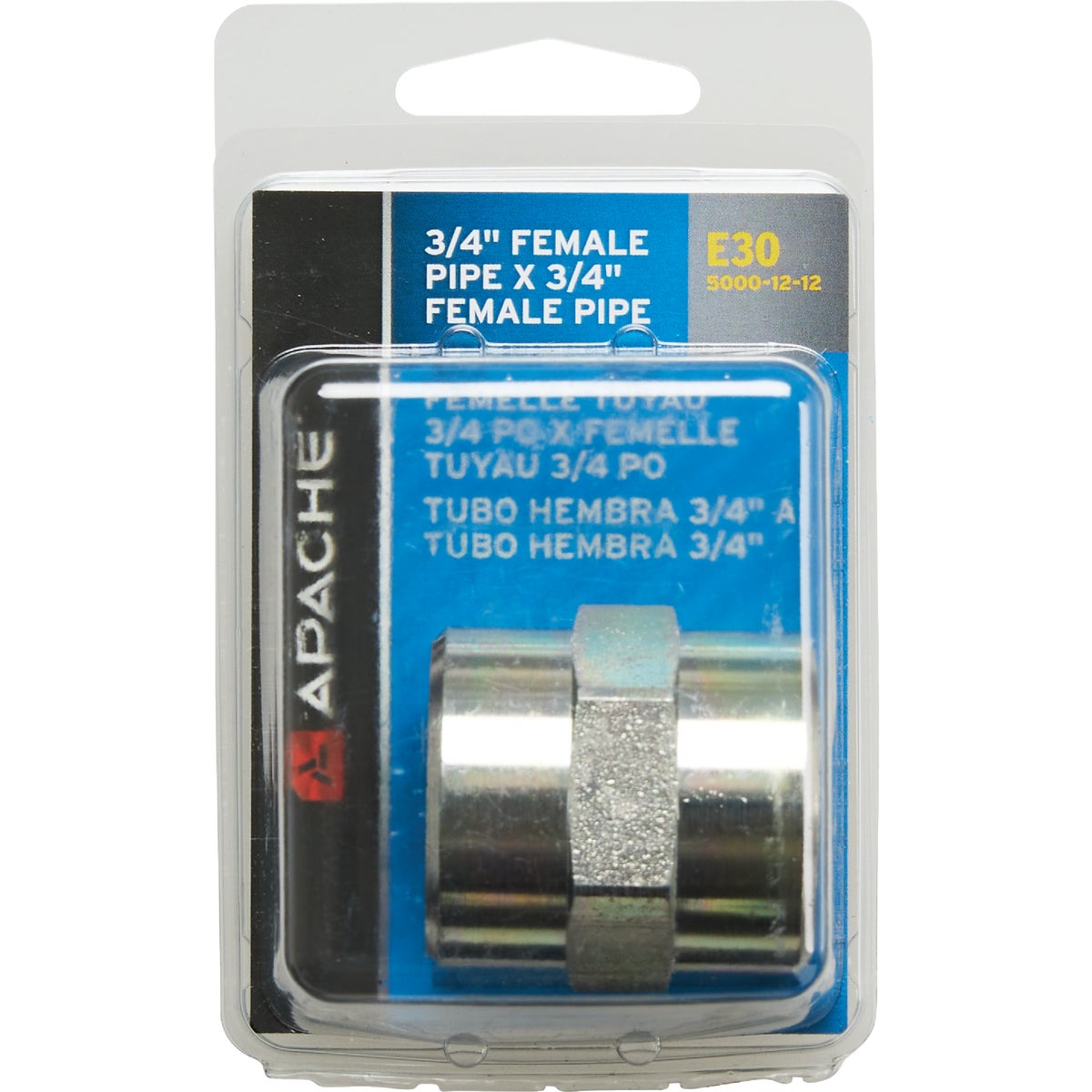 Apache 1/2 In. Female Pipe x 1/2 In. Female Pipe Hydraulic Hose Adapter Image 2