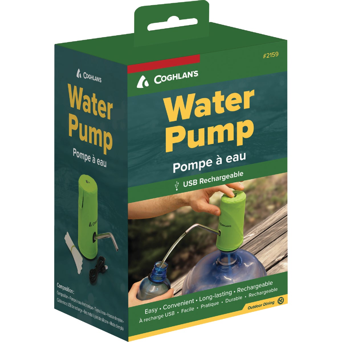 Coghlans USB Rechargeable Water Pump