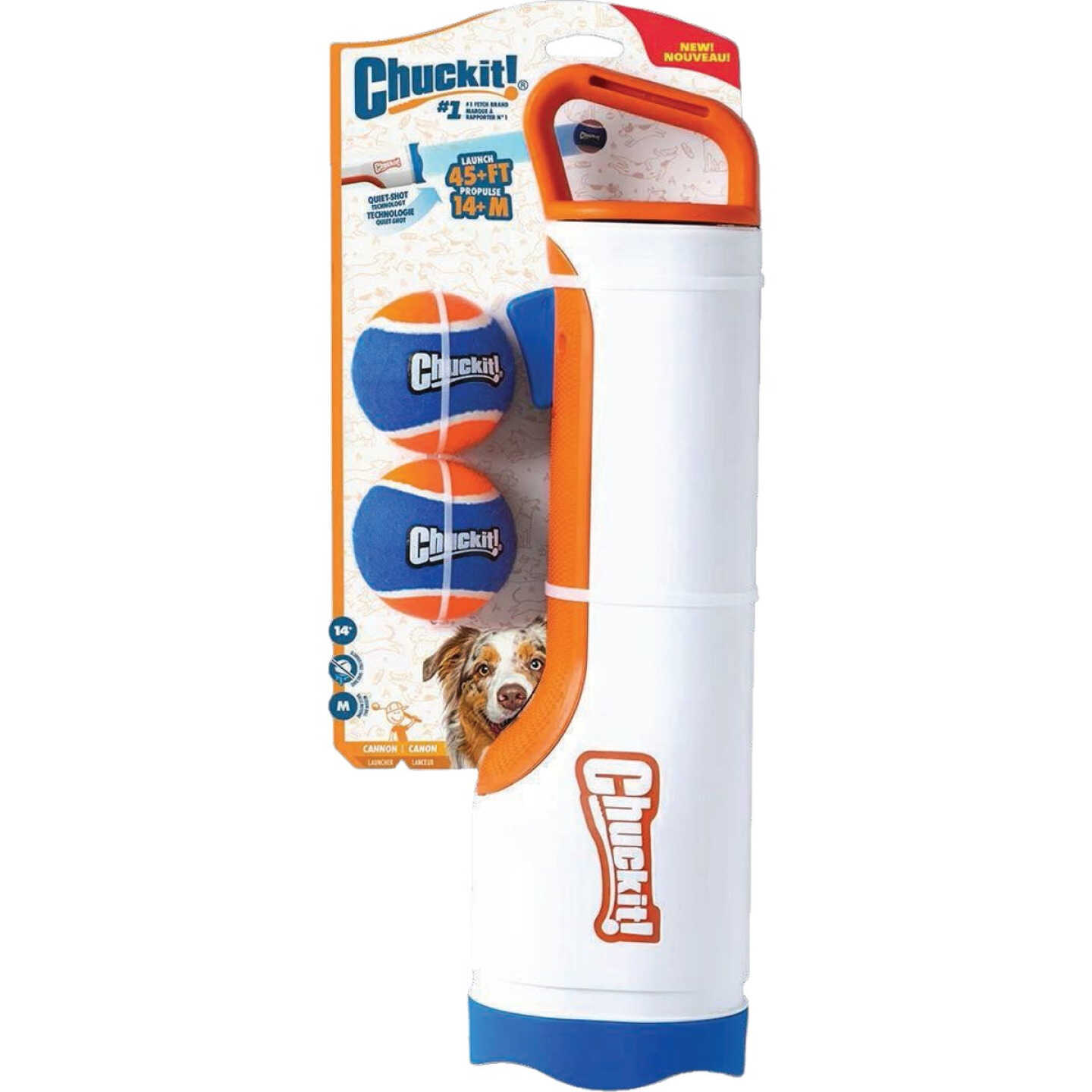 Chuckit Cannon & Cannon Max 16M Dog Ball Launcher Image 1