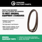 Genuine Factory Parts 46 In. Drive Belt for Lawn Tractors with Variable Speed Drive Image 4