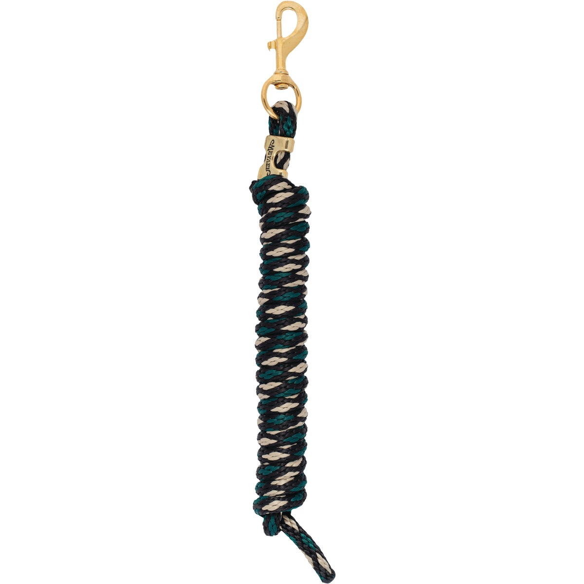 Weaver Equine 10 Ft. Black/Hunter Green/Tan Lead Rope