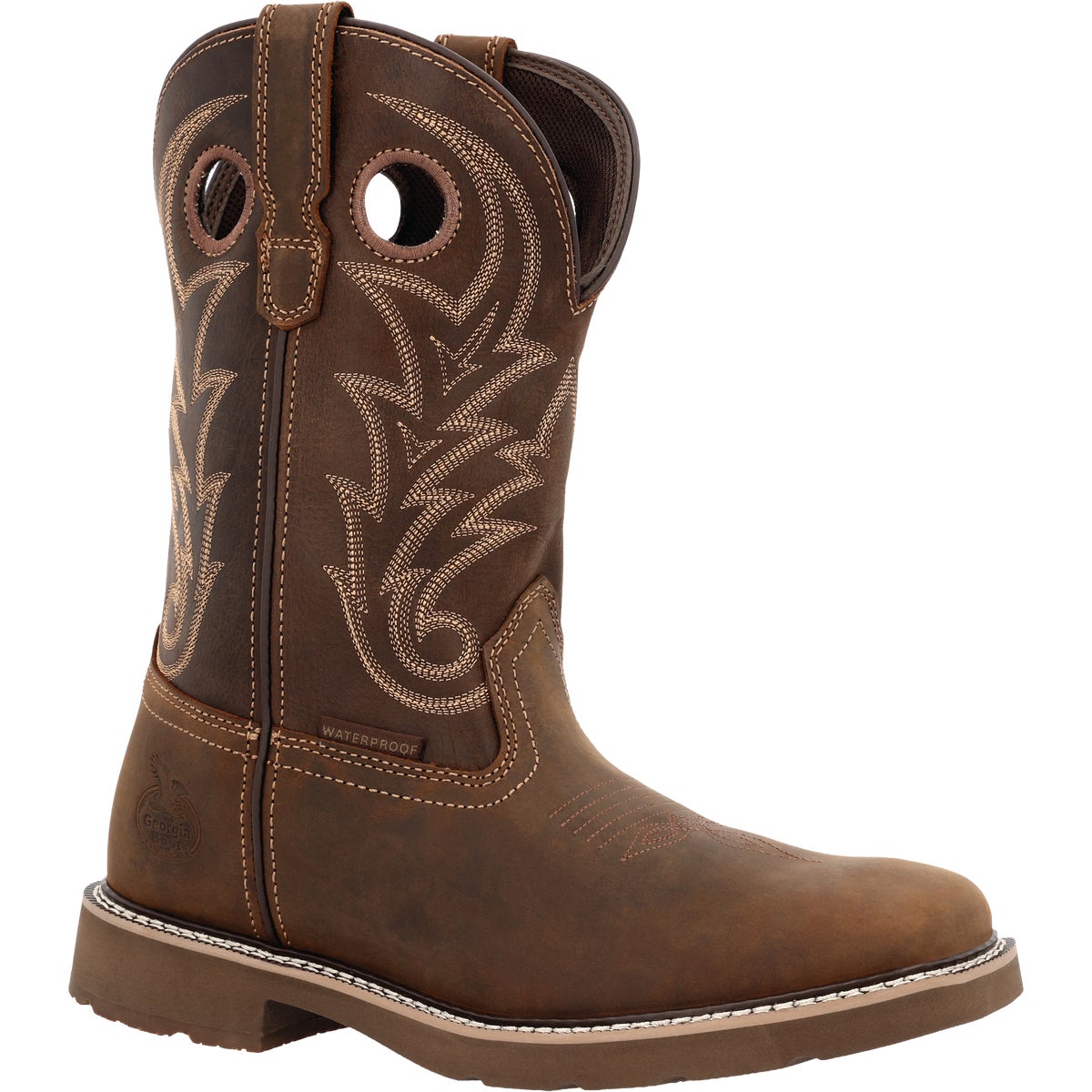 Georgia Boot Core 37 Men's Size 10.5M Western Pull-On Work Boot