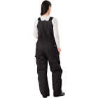 Berne Women's Short Black Softstone Duck Insulated Bib Overalls, L Image 2