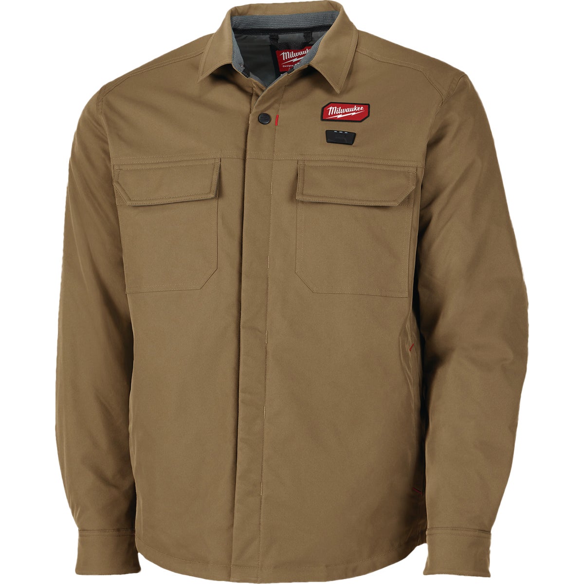 Milwaukee M12 Men's 3XL Khaki Heated Shirt Jacket