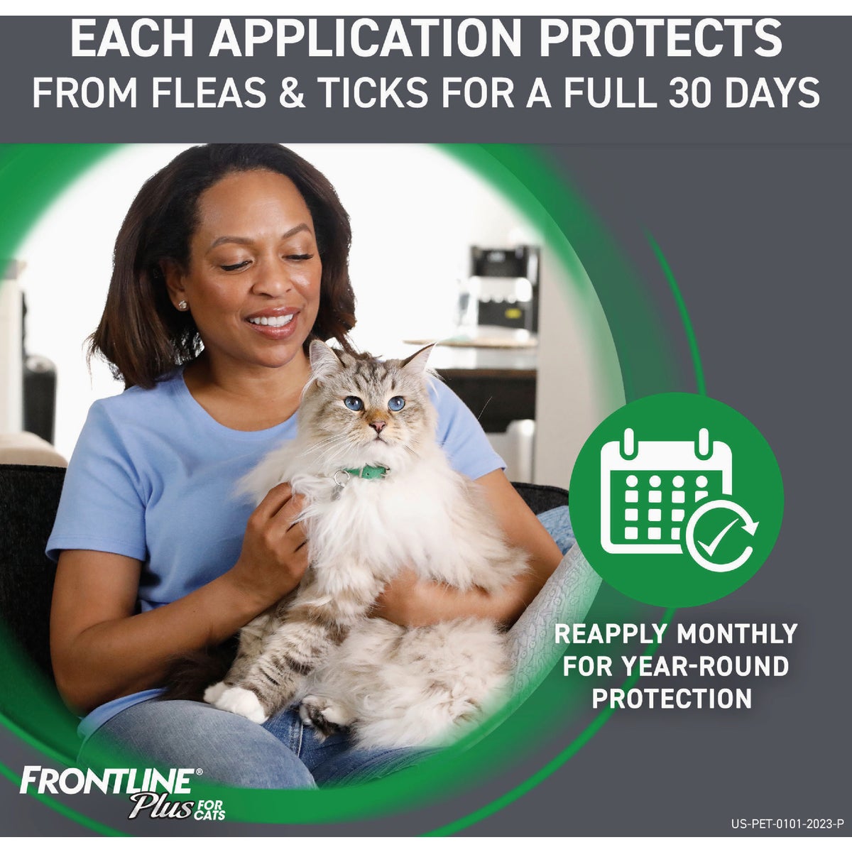 Frontline Plus Flea & Tick Killer For Cats & Kittens (3-Pack) Image 4