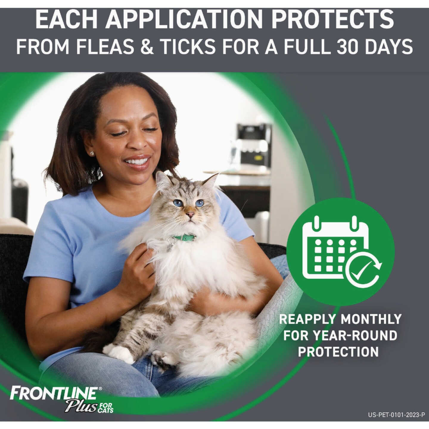 Frontline Plus Flea & Tick Killer For Cats & Kittens (3-Pack) Image 4