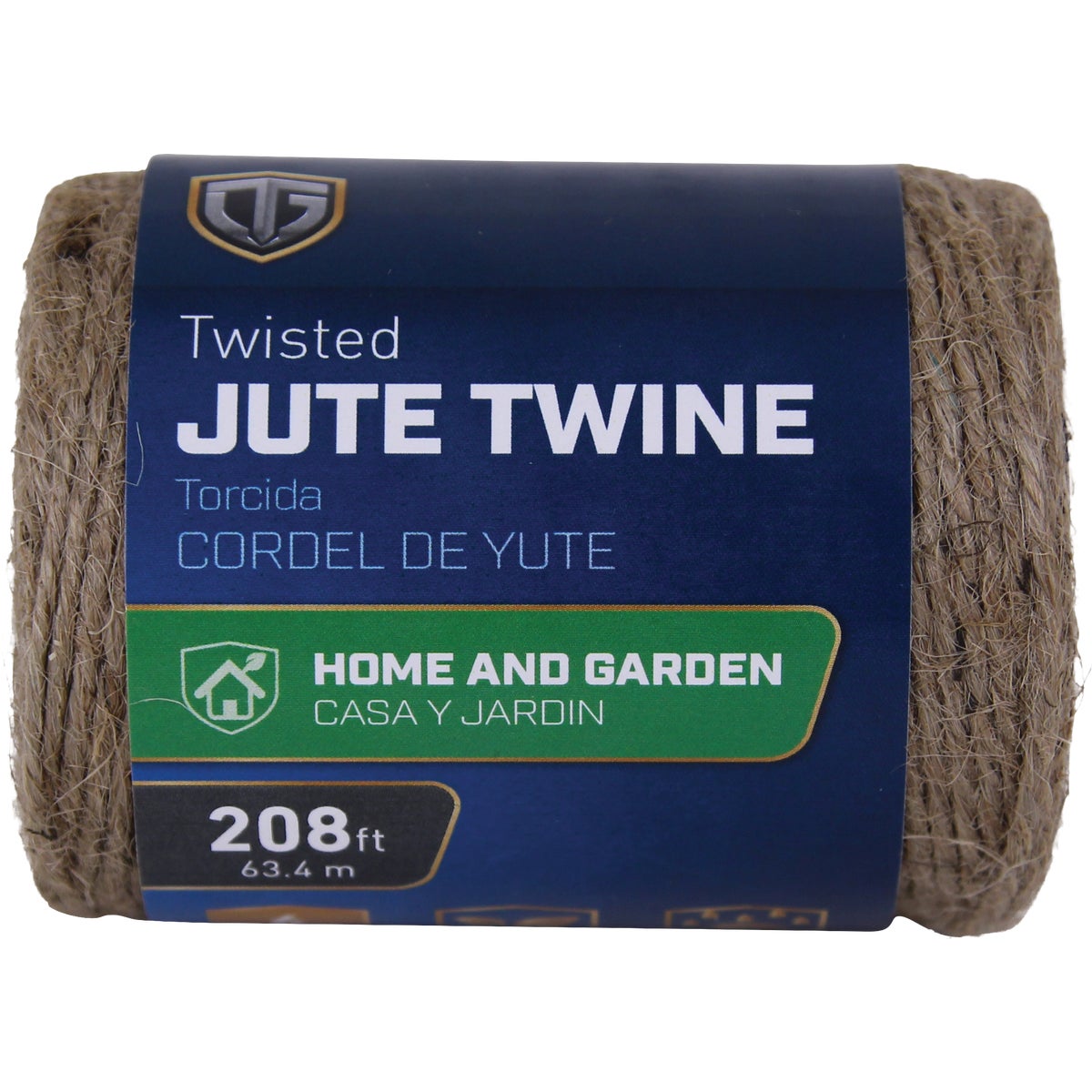 TruGuard 3 Ply x 208 Ft. Fine Natural Twisted Jute Twine