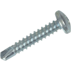 Hillman #10 - 16 x 1 In. Phillips Pan Head Self-Drilling Sheet Metal Screw (100 Ct.) Image 1