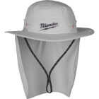 Milwaukee WORKSKIN Large/XL Gray Sunshade Hat Image 1