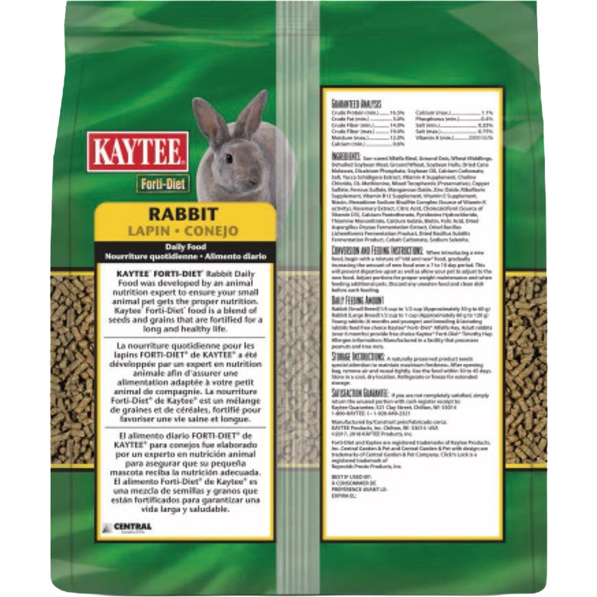 Kaytee Forti-Diet 5 Lb. Rabbit Food Image 2