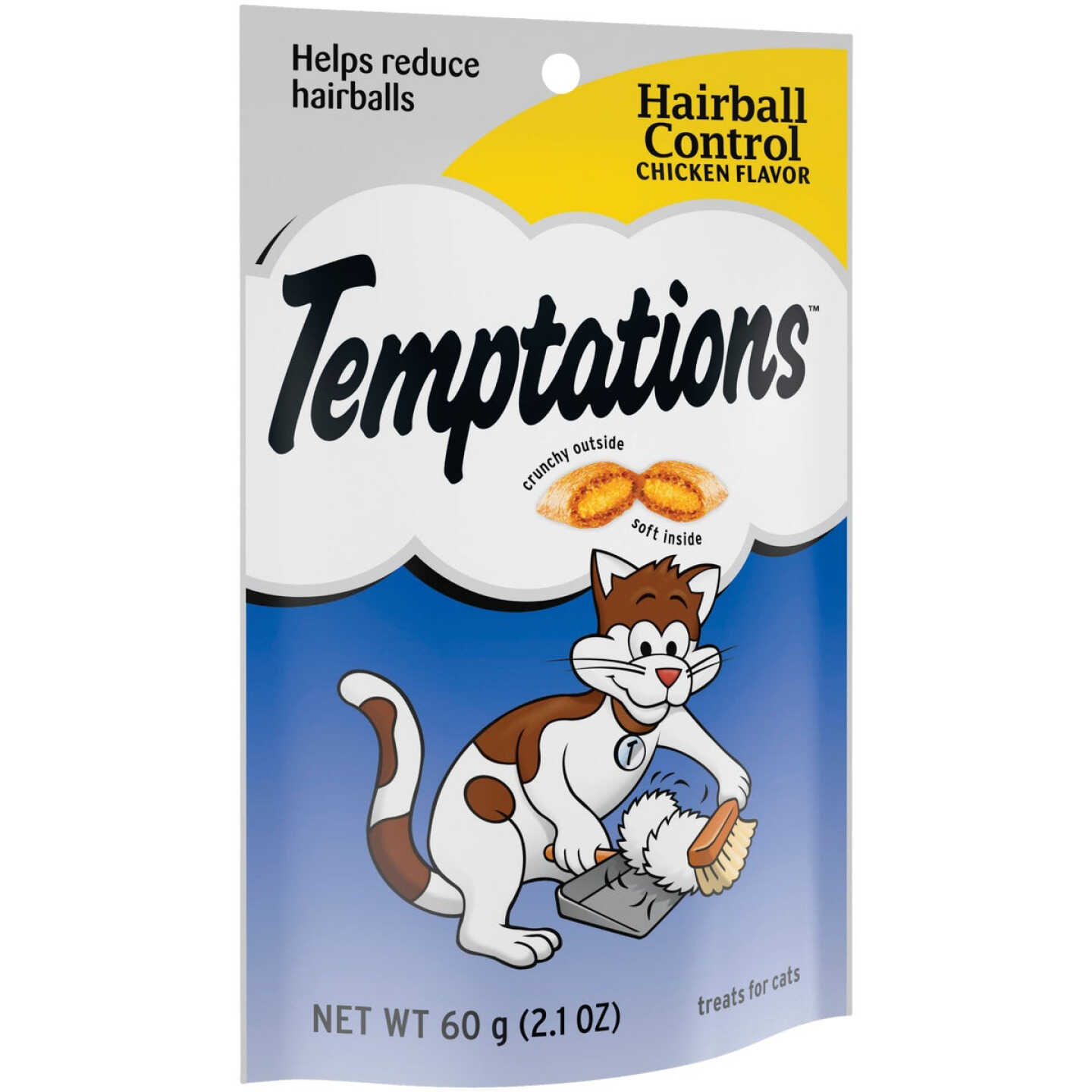 Temptations Hairball Control Chicken 2.1 Oz. Cat Treats Image 1