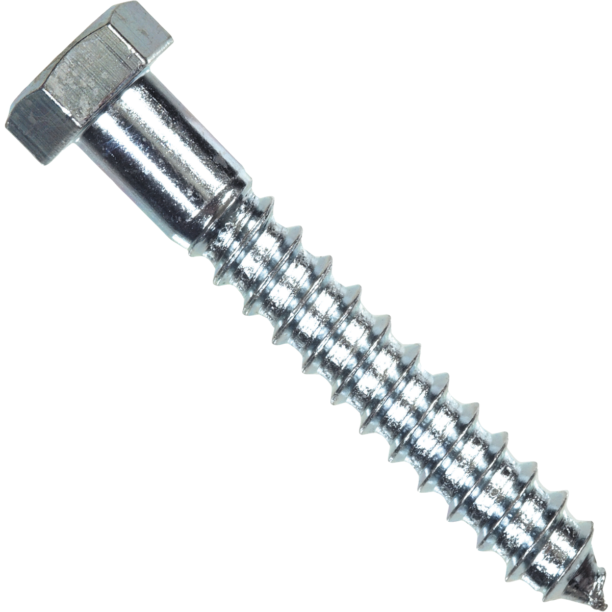 Hillman 1/4 In. x 2-1/2 In. Zinc Hex Lag Screw (100-Count)