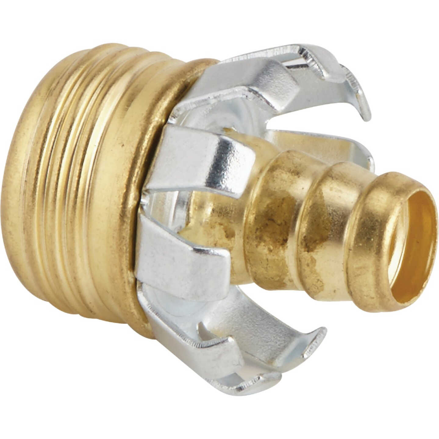 Best Garden 1/2 In. Male Brass Hose Coupling Mender Image 1