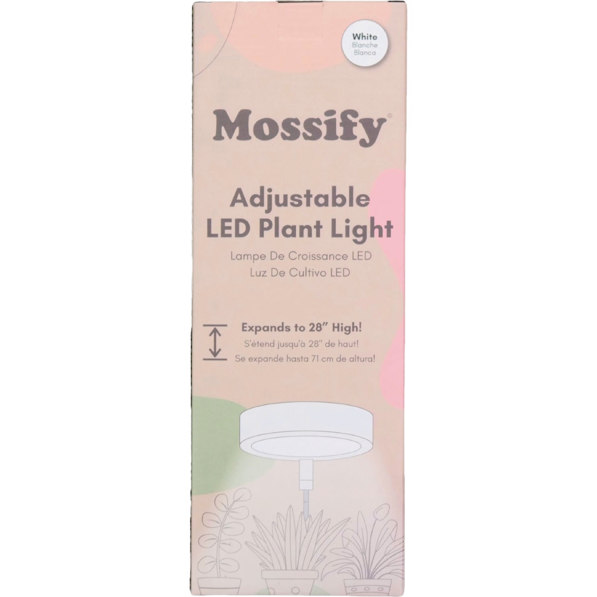 Mossify 10W LED White Adjustable Height LED Plant Light Image 2