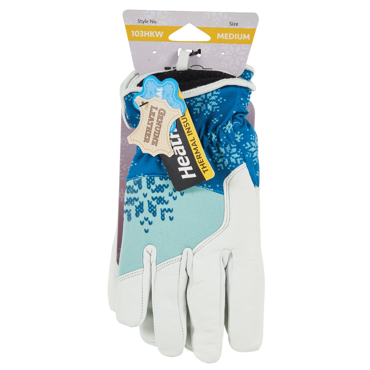 KincoPro Women's Medium Pearl Premium Grain Goatskin Thermal Insulated Glove Image 2