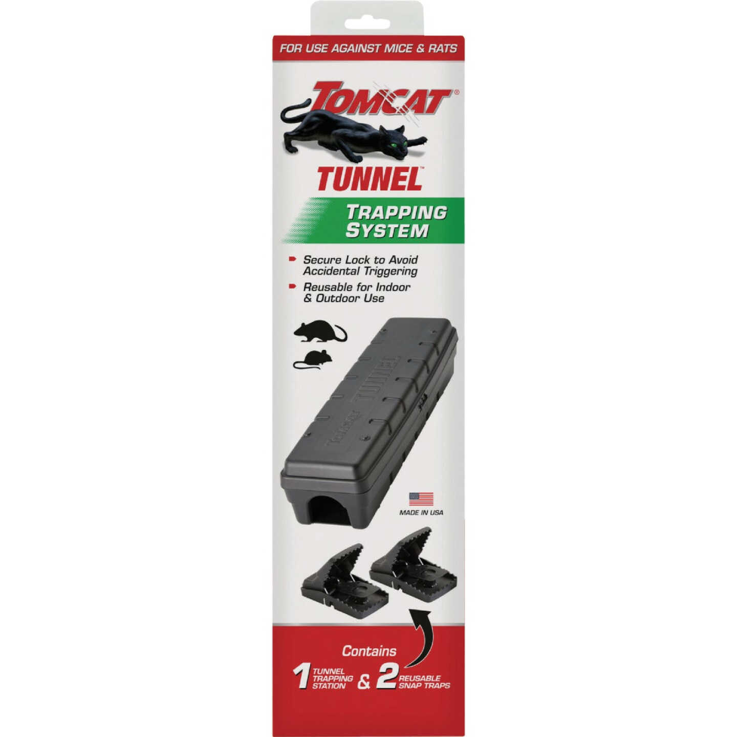 Tomcat Tunnel Trapping System 1 Tunnel + 2 Snap Traps Image 1