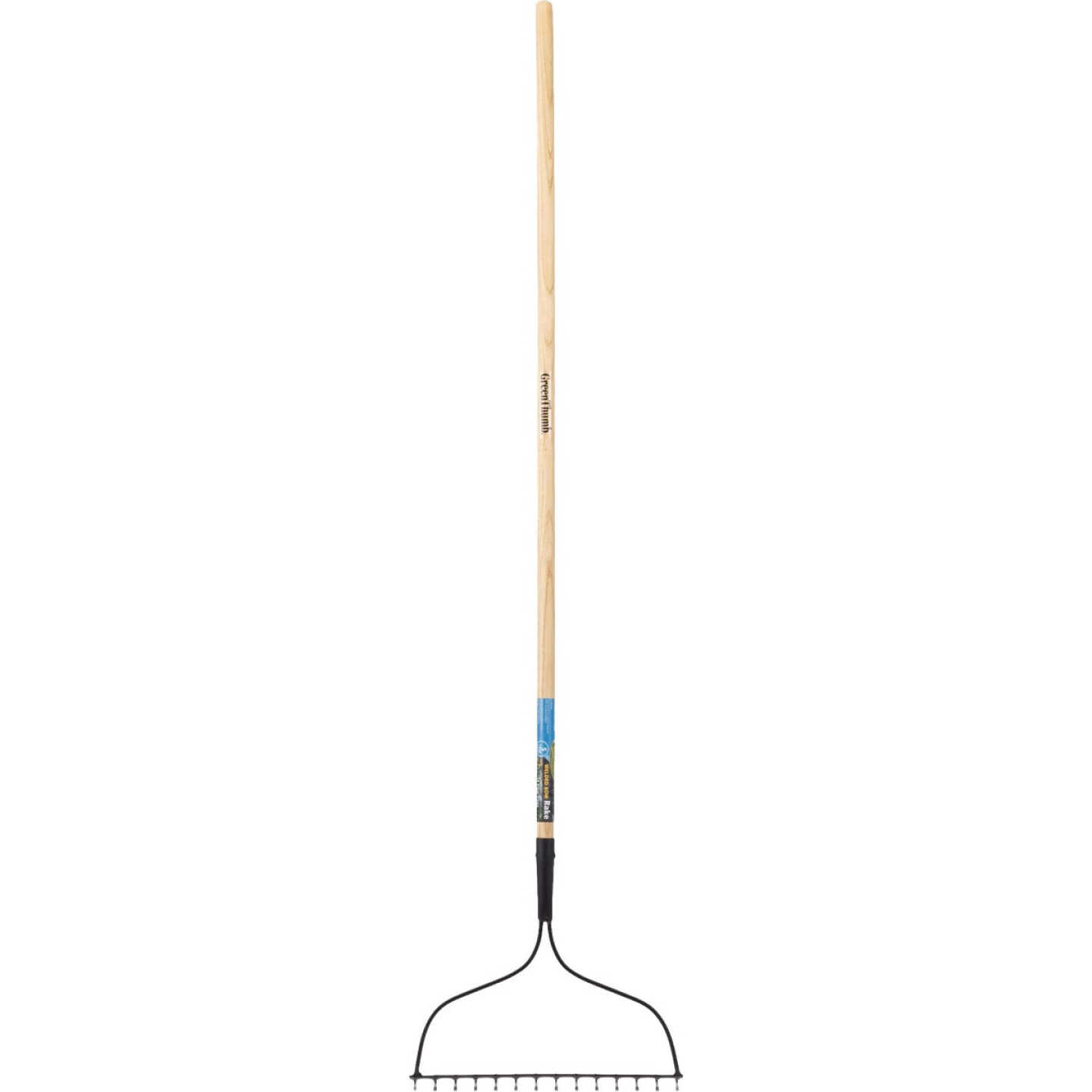 Green Thumb Bow Rake with 51 In. Wood Handle (14-Tine) Image 1