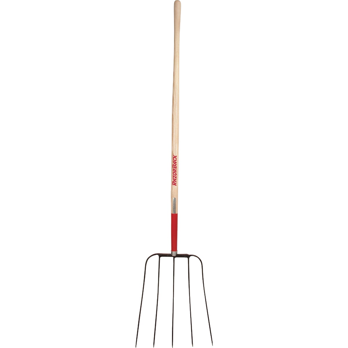 Razor-Back 48 In. Wood Handle Forged Pitch Fork (5-Tine)