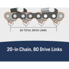 Husqvarna X-Cut 20 In. 80-Link Chainsaw Chain Image 2