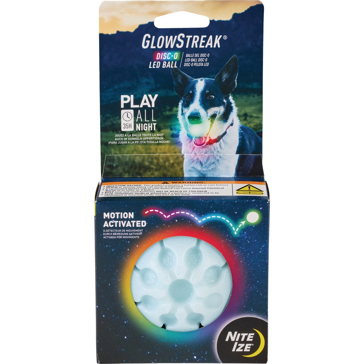 GlowStreak Disc-O Tech LED Ball Image 5