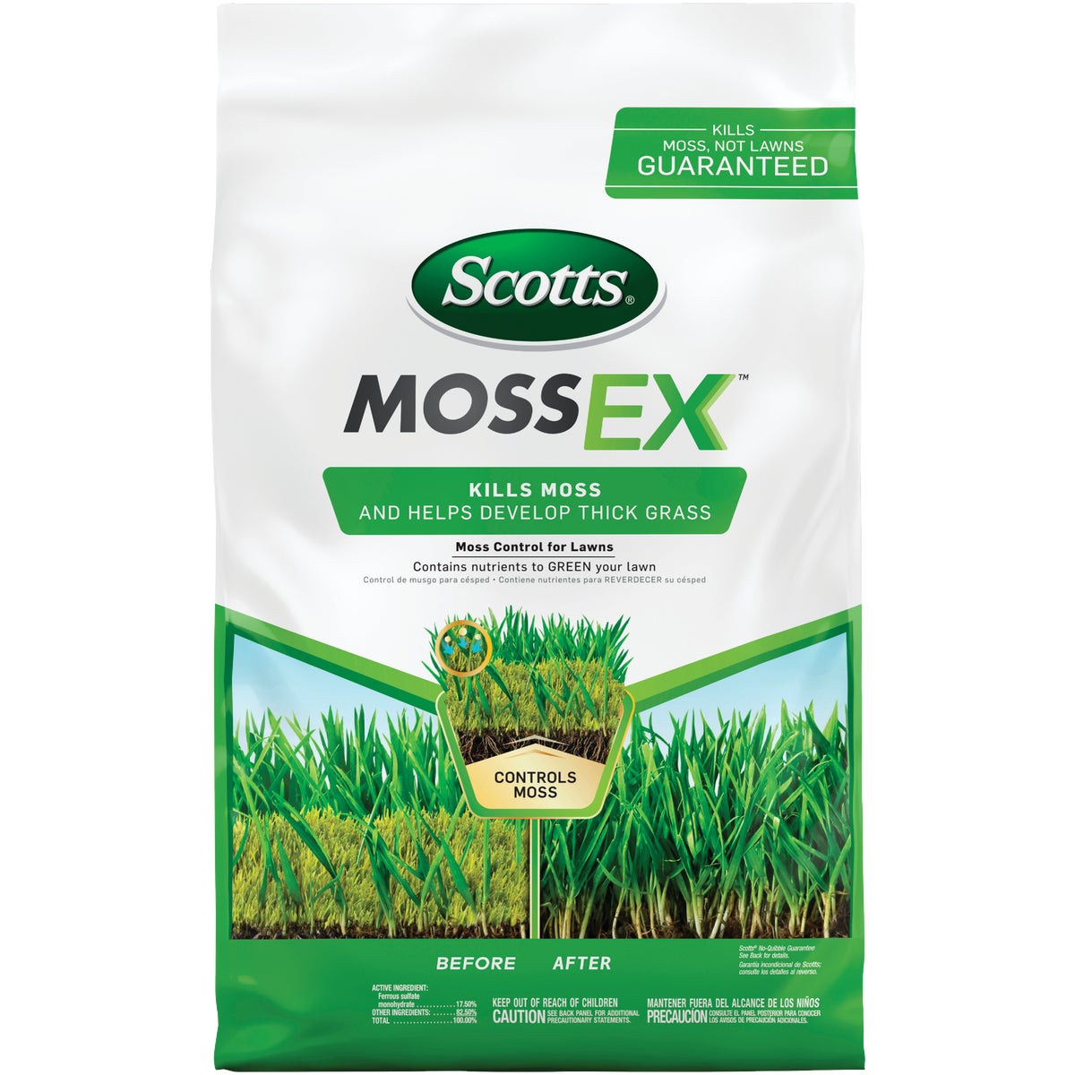 Scotts MossEx 18.37 Lb. 5000 Sq. Ft. Moss Killer For Lawns 