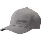 Milwaukee FlexFit Gray Fitted Hat, S/M Image 1