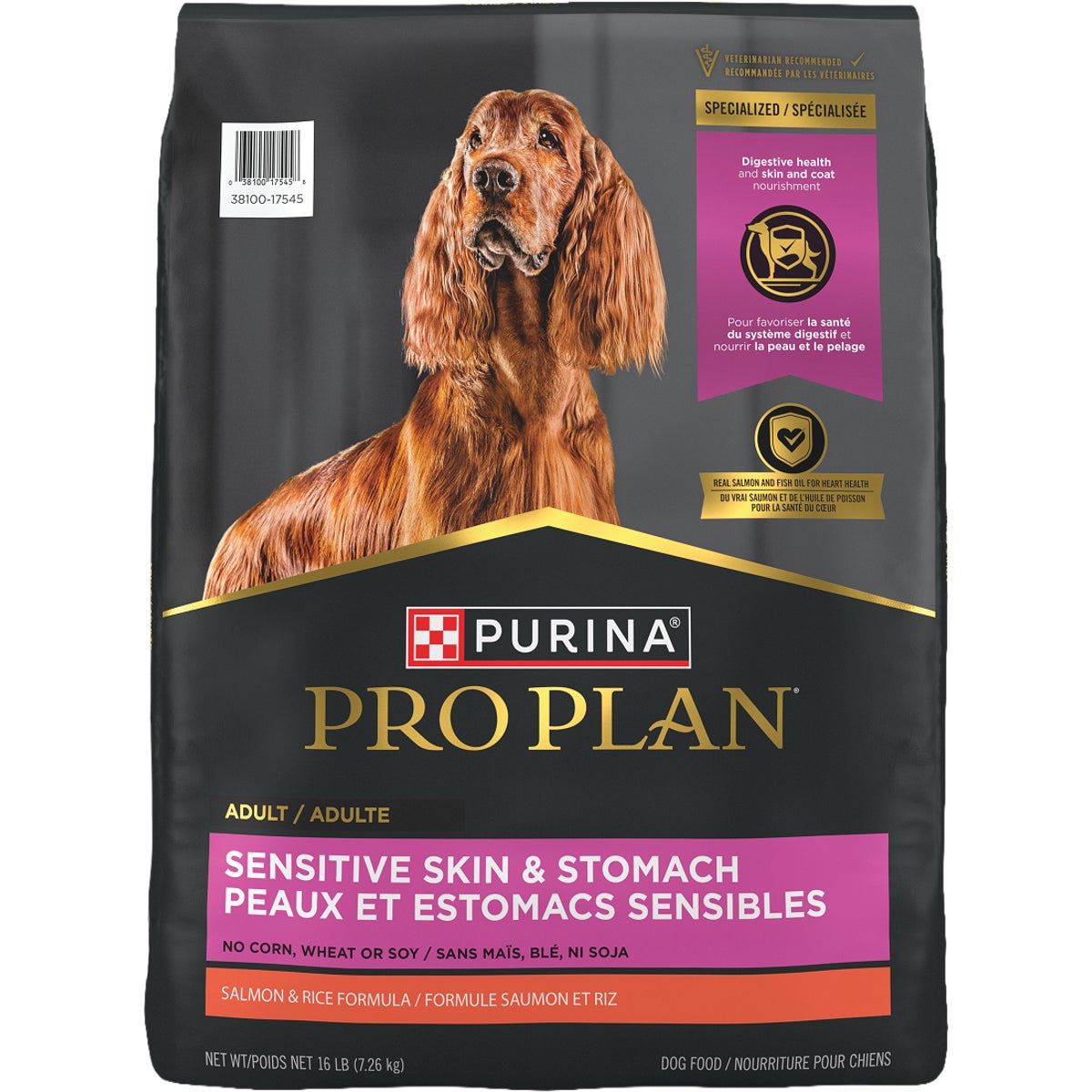 Pro Plan Focus 16 Lb. Salmon & Rice Sensitive Skin & Stomach Dry Dog Food