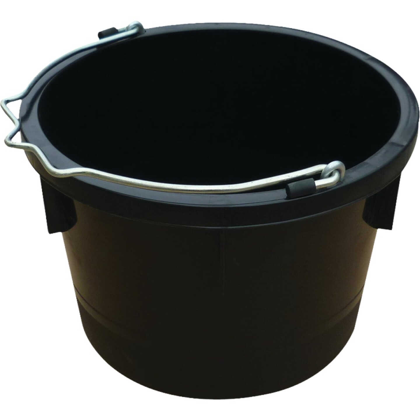 Master Rancher 8 Qt. Black Resin Utility Bucket Image 1