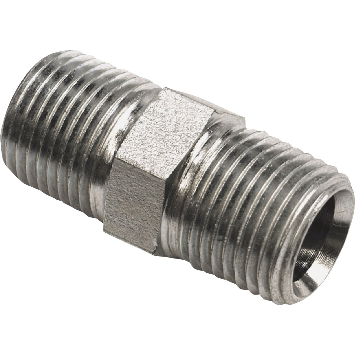 Apache 1/4 In. Male Pipe x 1/4 In. Male Pipe Hydraulic Hose Adapter