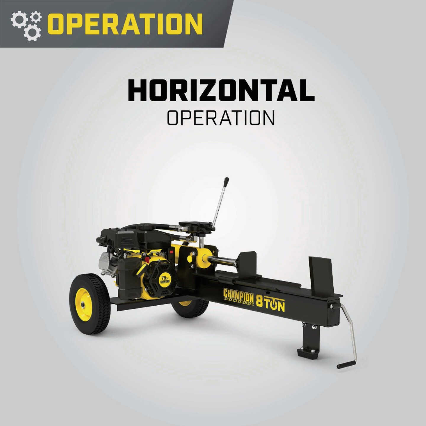 Champion 8-Ton Compact Gas Log Splitter Image 5