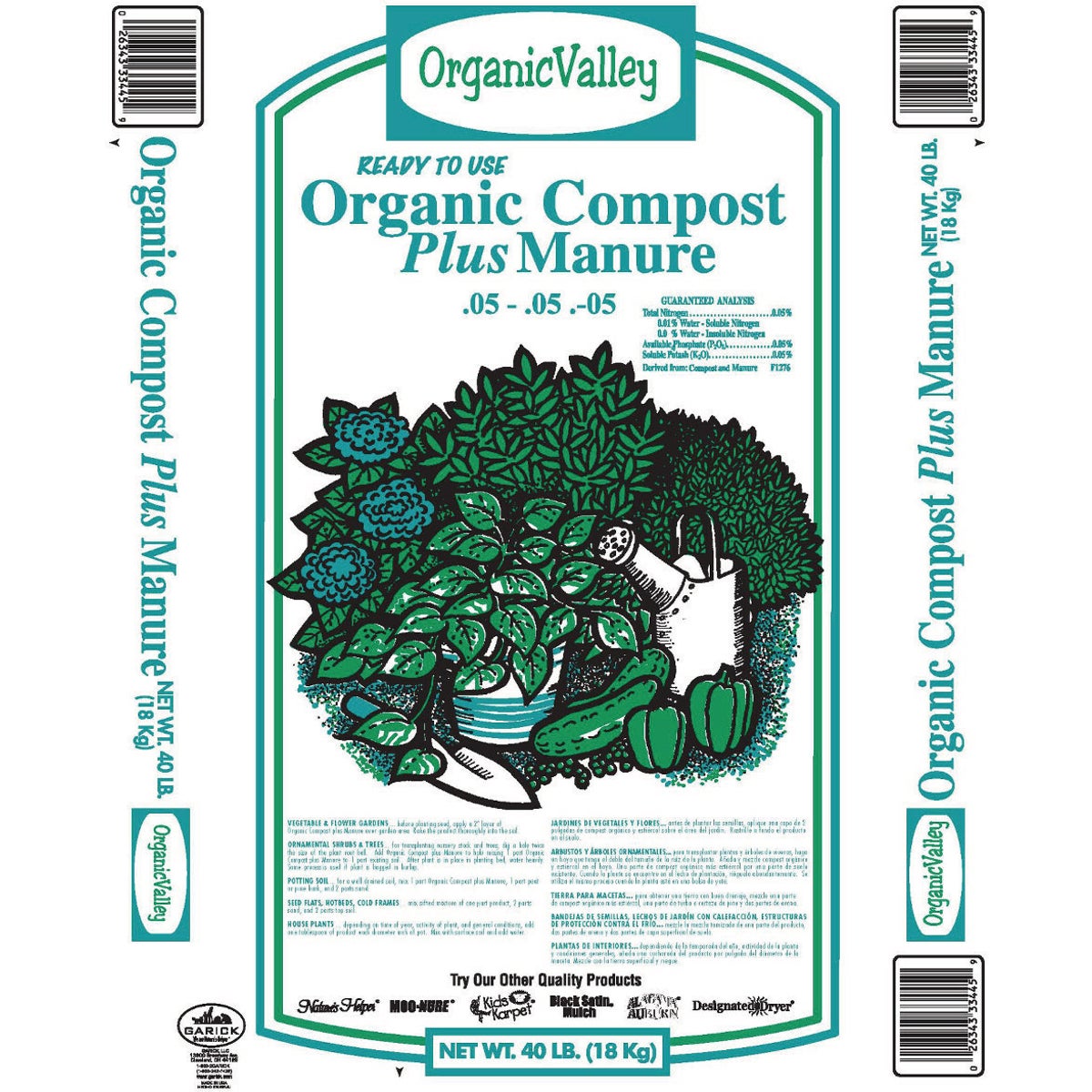 Organic Valley 40 Lb. Cow Manure Image 1