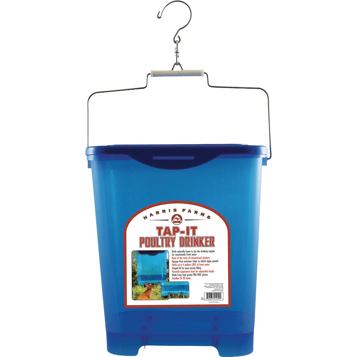 Manna Pro Harris Farms 4 Gal. Tap-It Drinker