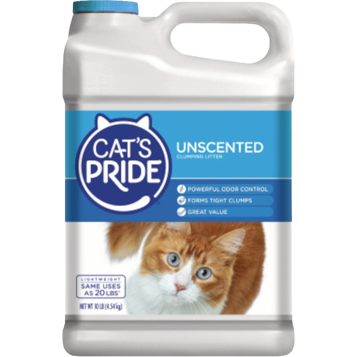 Cat's Pride 10 Lb. Lightweight Unscented Cat Litter with Baking Soda