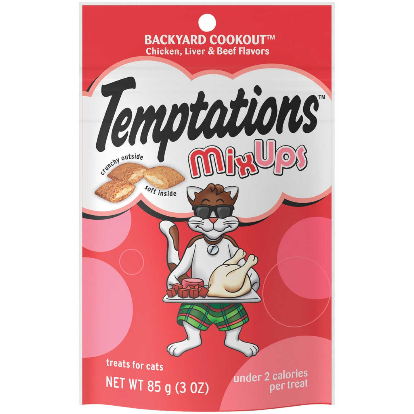 Temptations Mix Ups Backyard Cookout 3 Oz. Cat Treats Image 1
