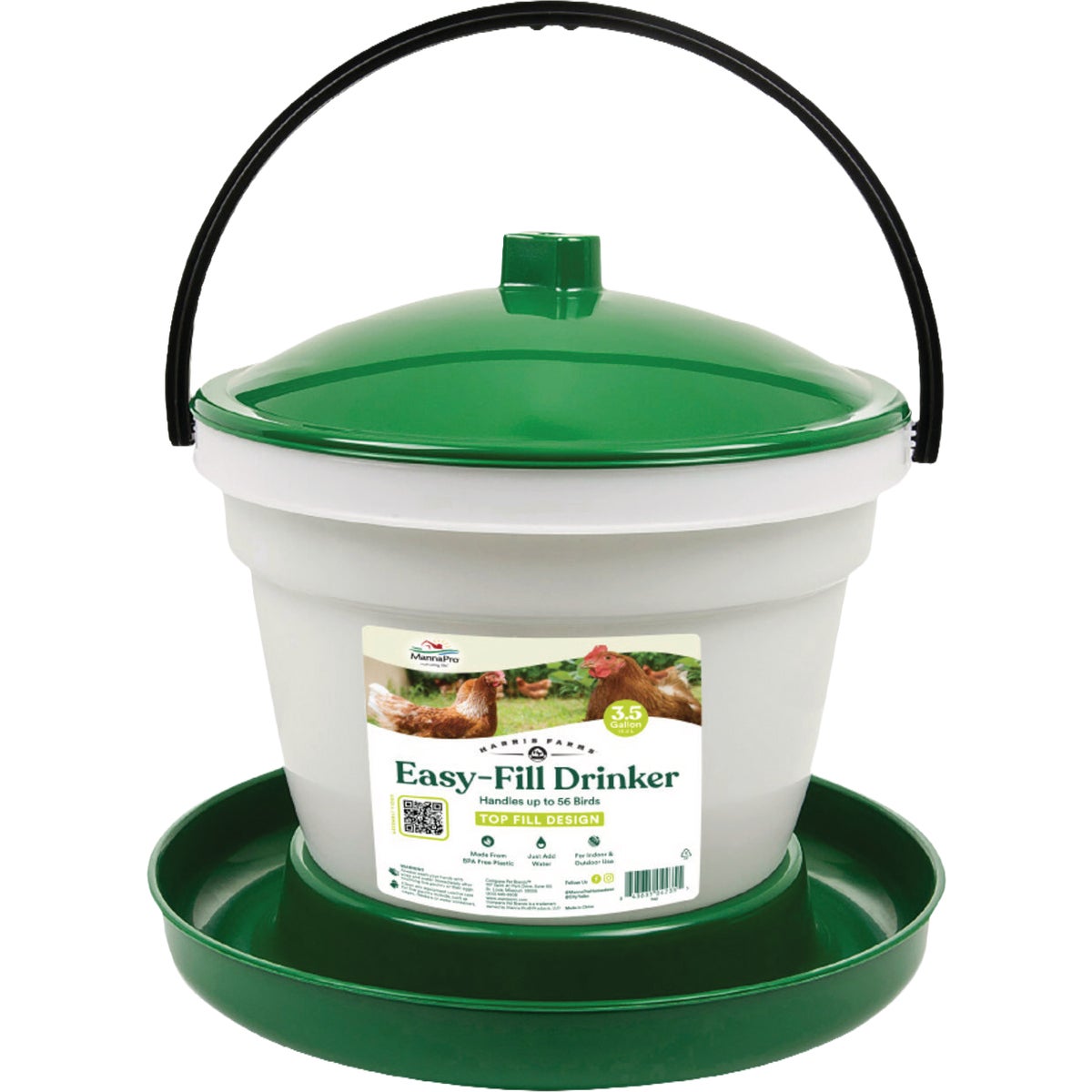 Manna Pro Harris Farms 3.5 Gal. Poultry Drinker