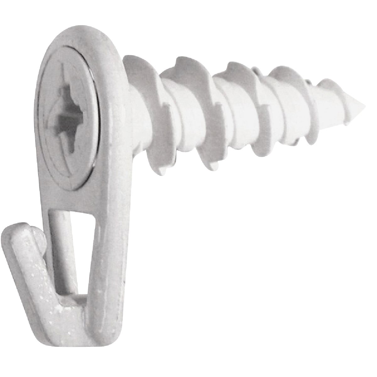 Hillman Anchor Wire 35 Lb. Capacity White Self-Drilling Wall Driller Picture Hanger (4-Count) Image 1