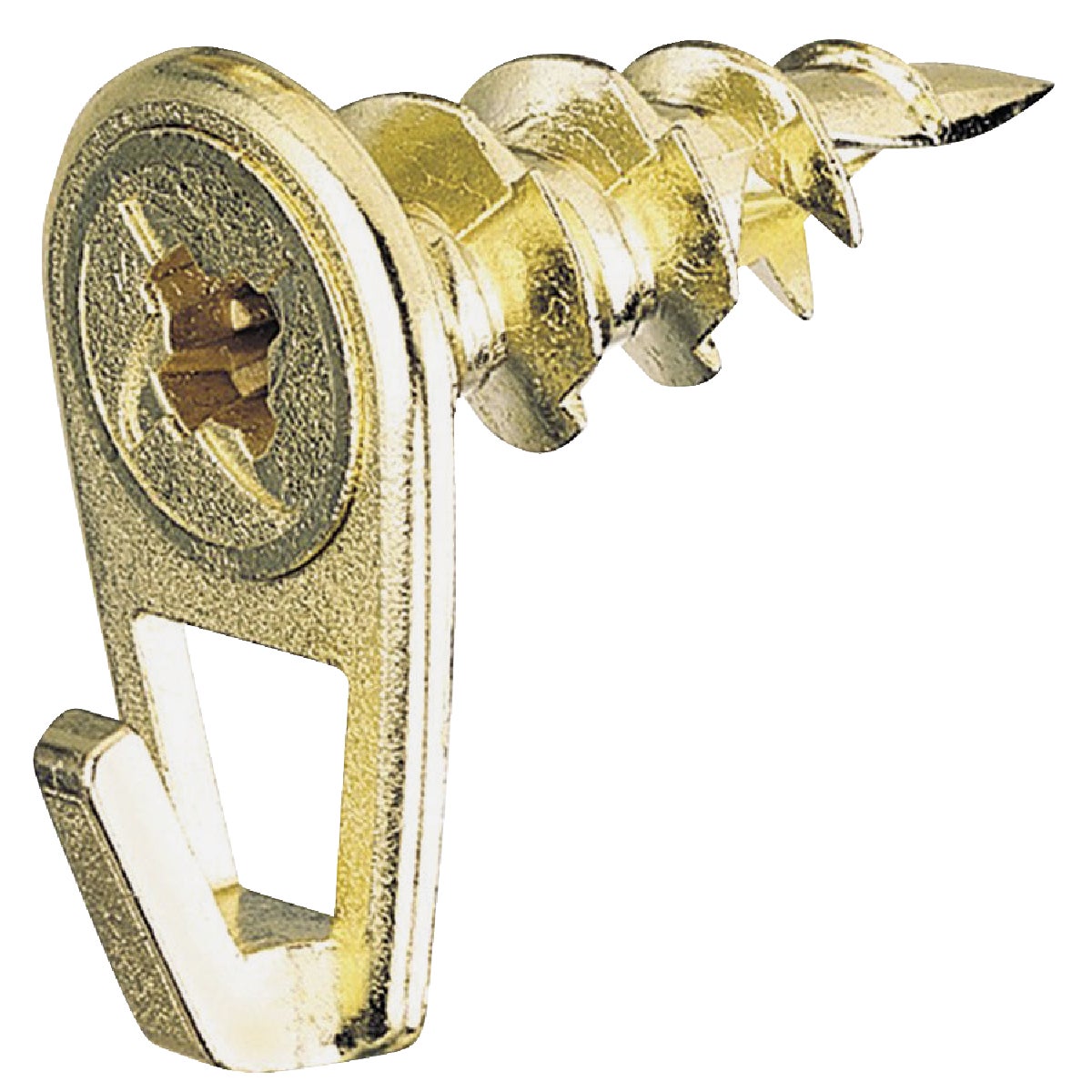 Hillman Anchor Wire 50 Lb. Capacity Brass Self-Drilling Wall Driller Picture Hanger (2 Count) Image 1