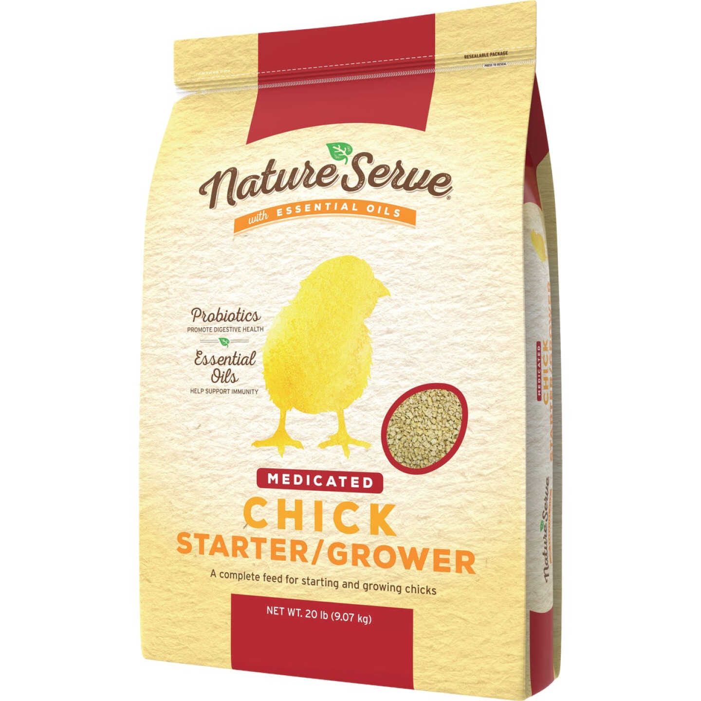 NatureServe 20 Lb. Medicated Chick Starter/Grower Image 1