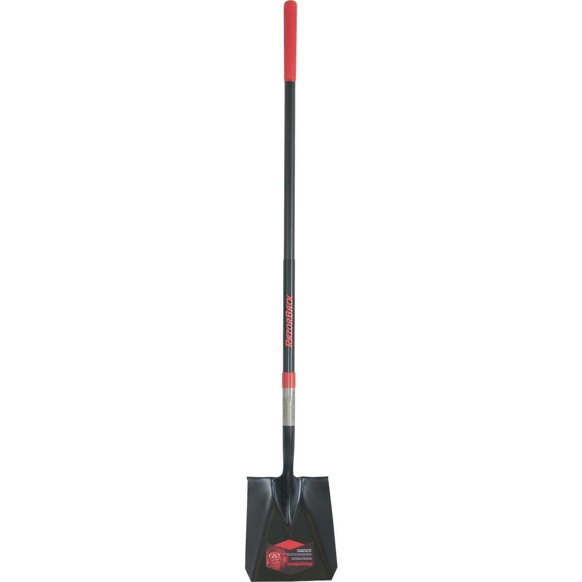 Razor-Back 48 In. Fiberglass Handle Extended Tab Socket Square Point Shovel
