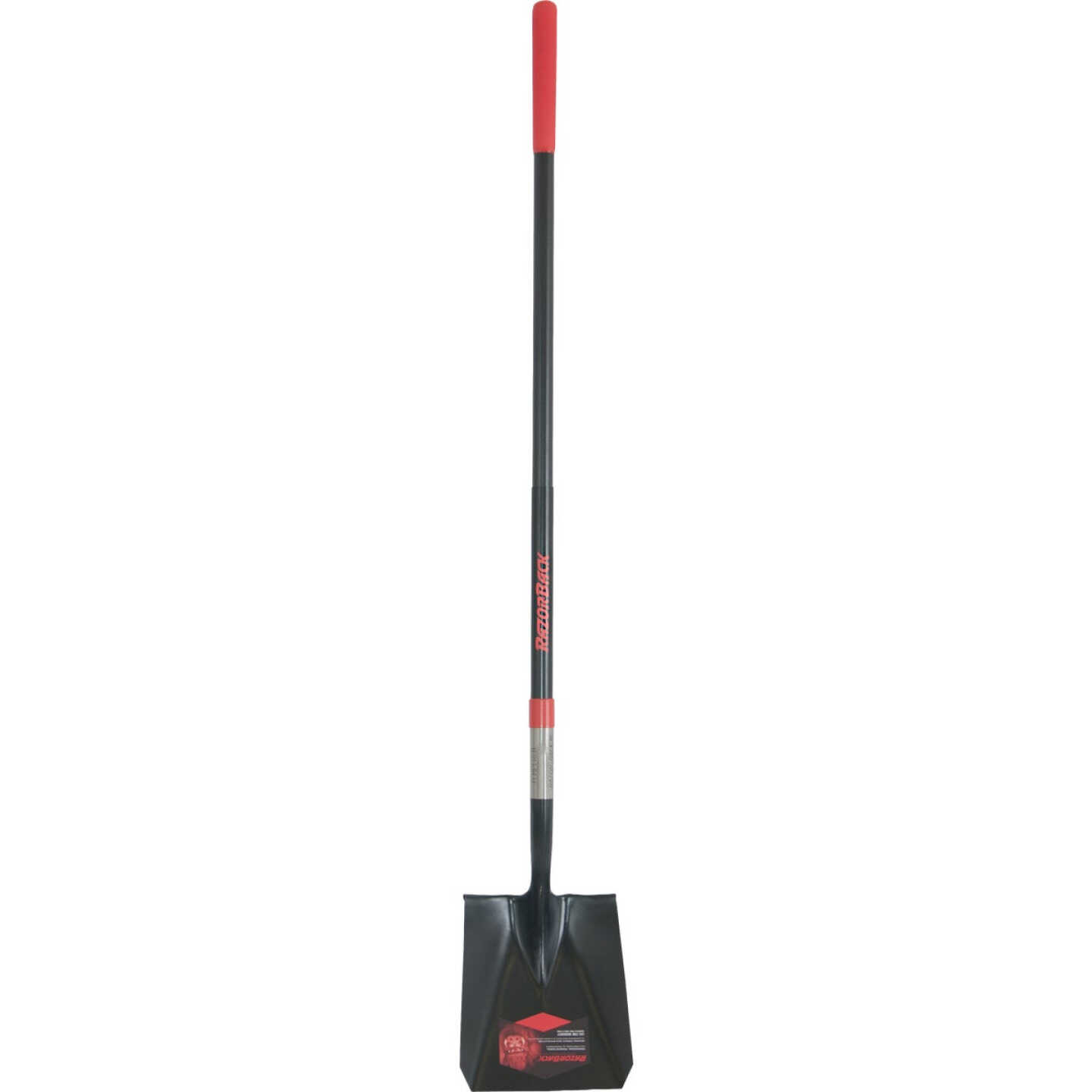 Razor-Back 48 In. Fiberglass Handle Extended Tab Socket Square Point Shovel Image 1