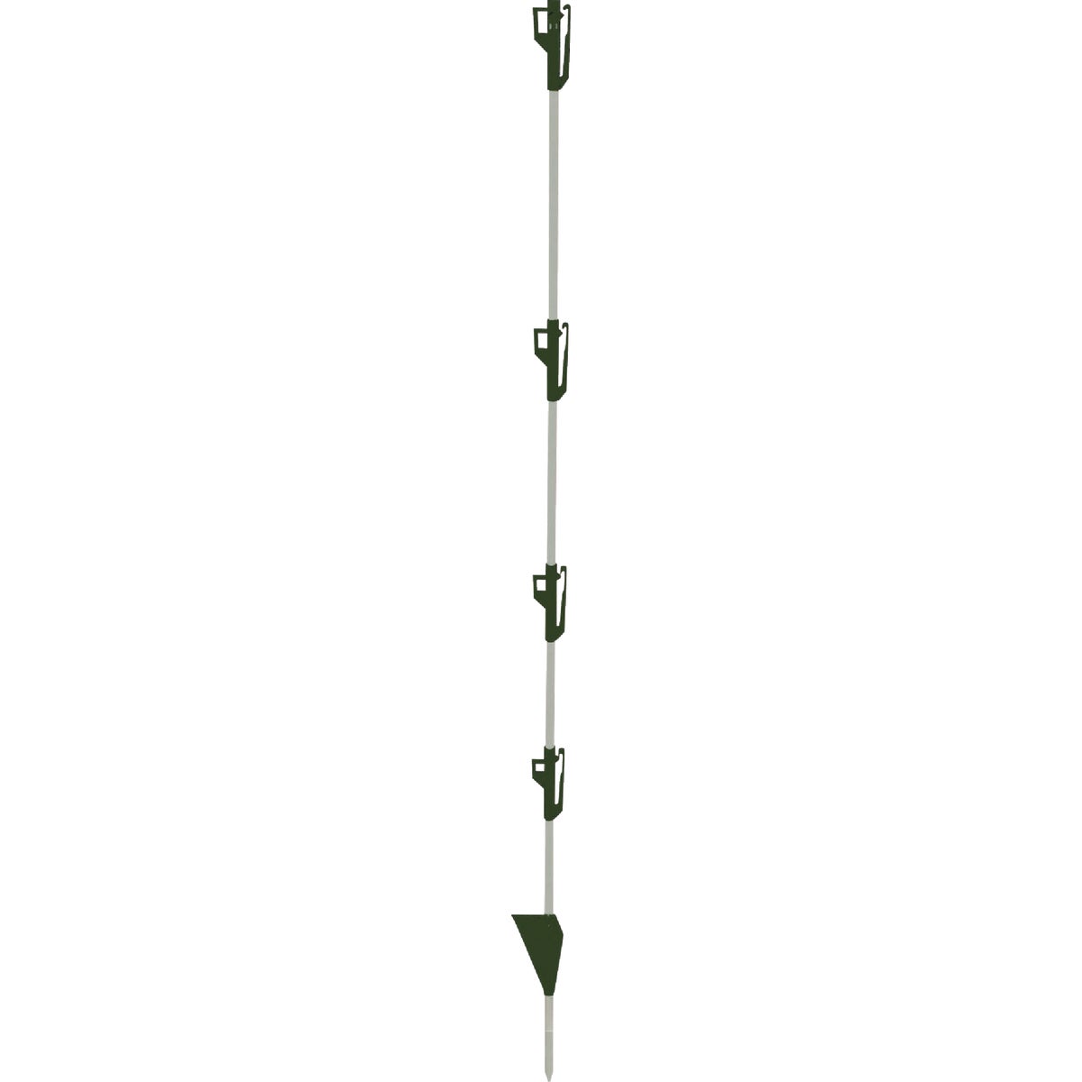 Dare 4 Ft. x 3/8 In. White Post with Step Plate