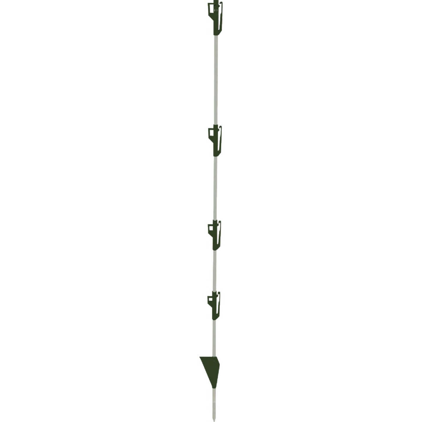 Dare 4 Ft. x 3/8 In. White Post with Step Plate Image 1