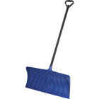 Suncast 27 In. Poly Snow Pusher with 43 In. Steel Handle Image 1